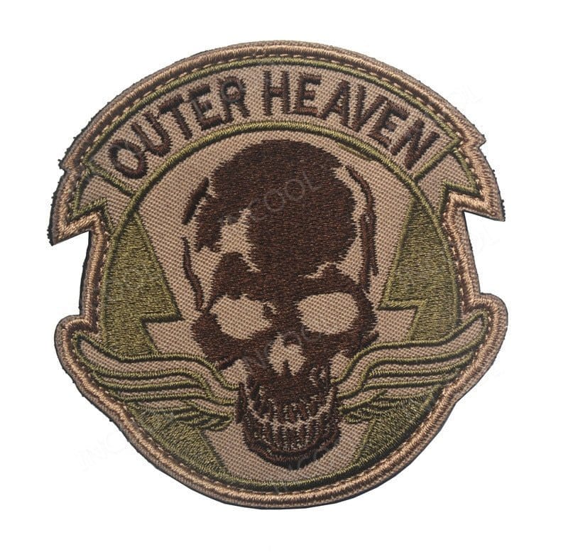 ACTION AIRSOFT 0 Vert - Marron Patch réfléchissant Outher Heaven 8 x 8.5cm