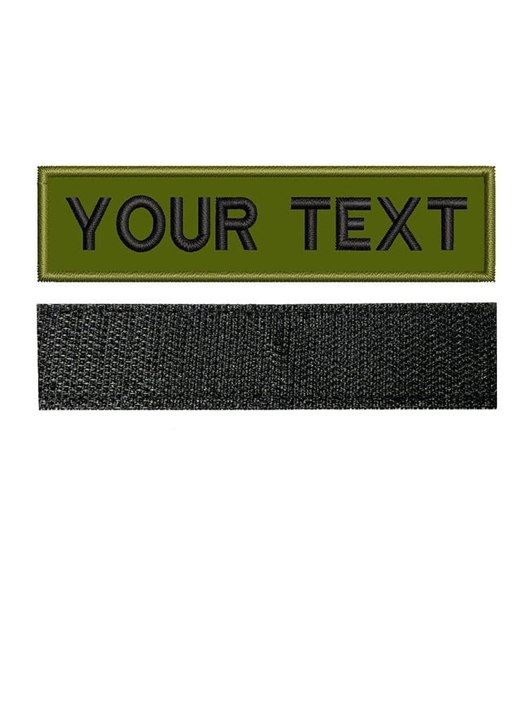LEGEND AIRSOFT 0 Vert armée - Velcro Patch texte personnalisable militaire