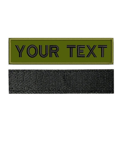 LEGEND AIRSOFT 0 Vert armée - Velcro Patch texte personnalisable militaire