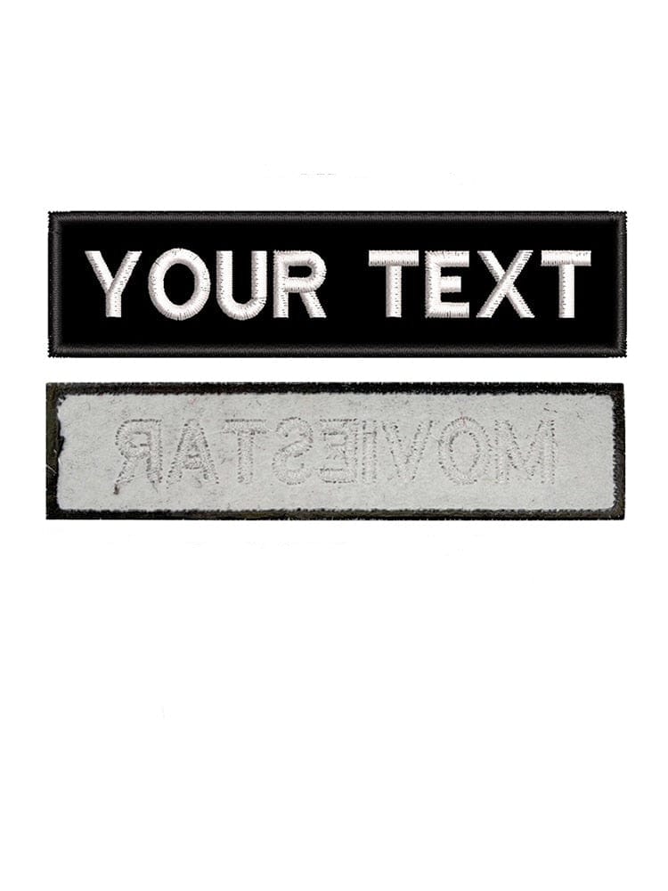 Patch texte personnalisable militaire