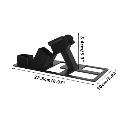 Plastic Pistol Display Stand with Magazine Holder Airsoft Gun Holder Handgun Support Pistol Storage Rest Tactical G17 G19 Rack