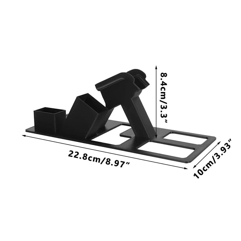 Plastic Pistol Display Stand with Magazine Holder Airsoft Gun Holder Handgun Support Pistol Storage Rest Tactical G17 G19 Rack