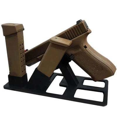 Plastic Pistol Display Stand with Magazine Holder Airsoft Gun Holder Handgun Support Pistol Storage Rest Tactical G17 G19 Rack