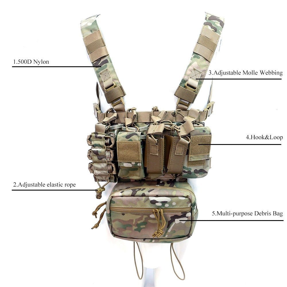 LEGEND AIRSOFT 0 Plate-forme Chest Rig Seal