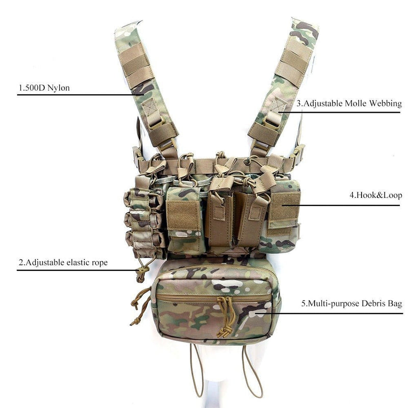 LEGEND AIRSOFT 0 Plate-forme Chest Rig Seal