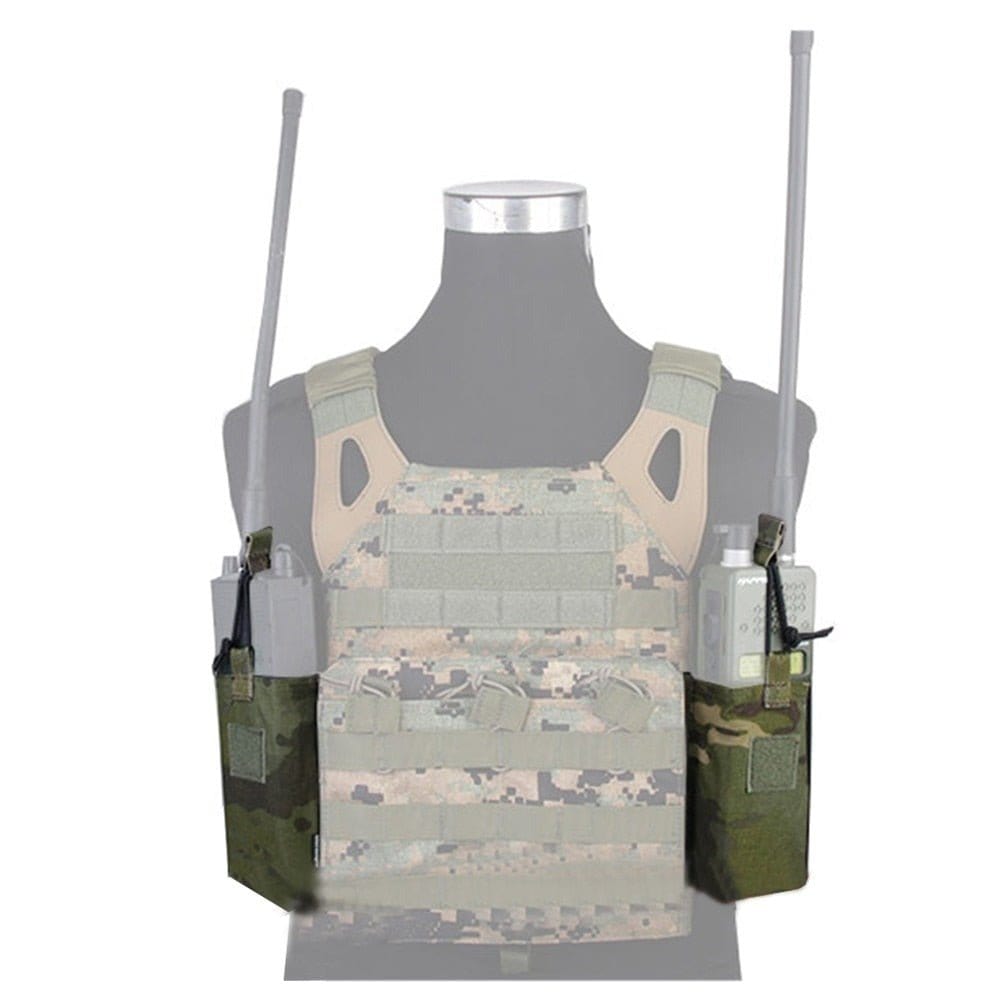 LEGEND AIRSOFT 0 Poche radio double EmersonGear MBITR JPC