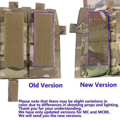 Pochette modulable à rabat avant |   Porte-capacité 3-Magazine |   Accessoire de gilet Compatible MBAV pour Airsoft