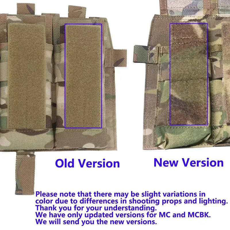 Pochette modulable à rabat avant |   Porte-capacité 3-Magazine |   Accessoire de gilet Compatible MBAV pour Airsoft