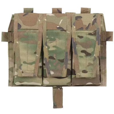 Pochette modulable à rabat avant |   Porte-capacité 3-Magazine |   Accessoire de gilet Compatible MBAV pour Airsoft VE-69-ACC-04-CP