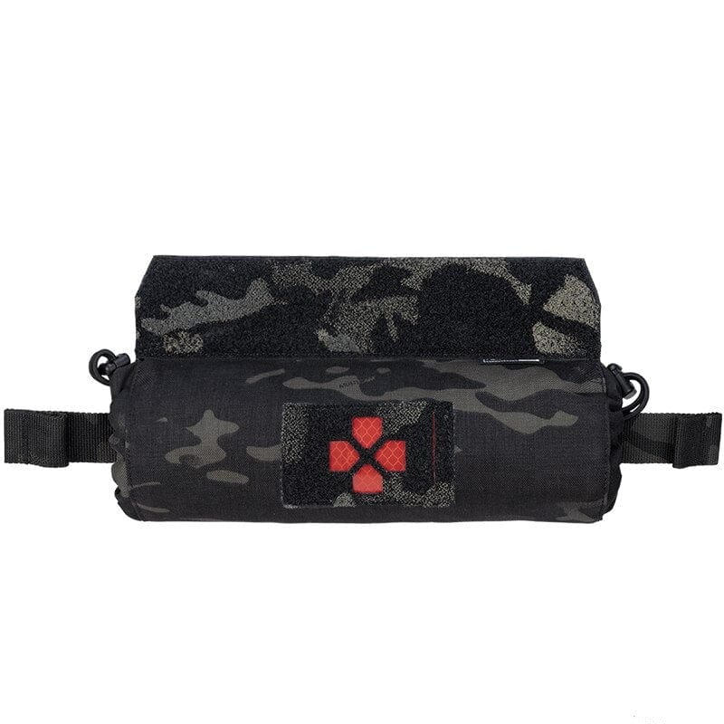 Pochette Tactique IFAK Premiers Secours - Fixation MOLLE Et Ceinture, Dimensions 17x9cm, Pour Airsoft, Chasse, Survie