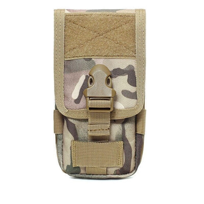 DONGKER Pochette Tactique Ceinture MOLLE 1000D Nylon Étanche – Sac Téléphone EDC Militaire Avec Clip – Camping, Chasse, Randonnée