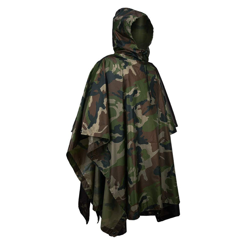 ACTION AIRSOFT 0 Woodland Poncho camouflage Tactical CNS