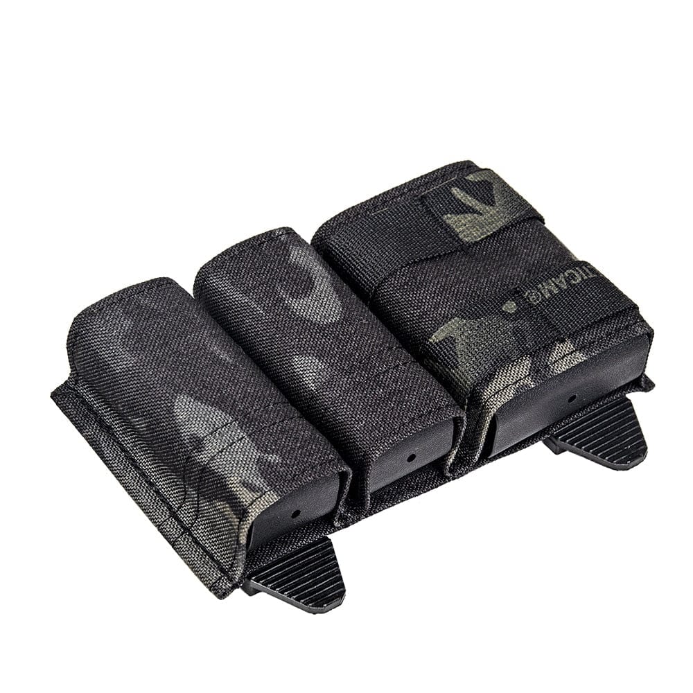 Porte-chargeur 9mm 5.56 Kydex Multicam noir (type 1)