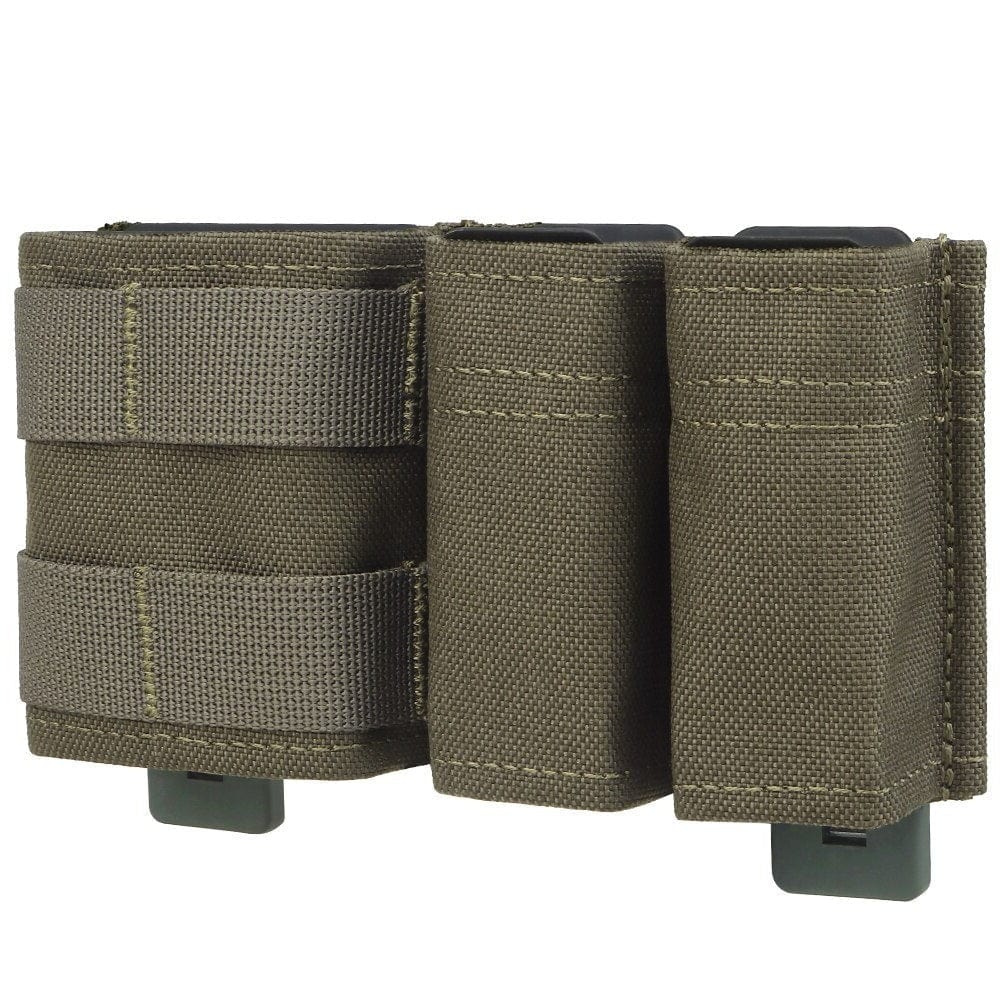Porte-chargeur 9mm 5.56 Kydex Vert OD (type 2)