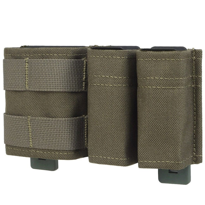 Porte-chargeur 9mm 5.56 Kydex Vert OD (type 2)