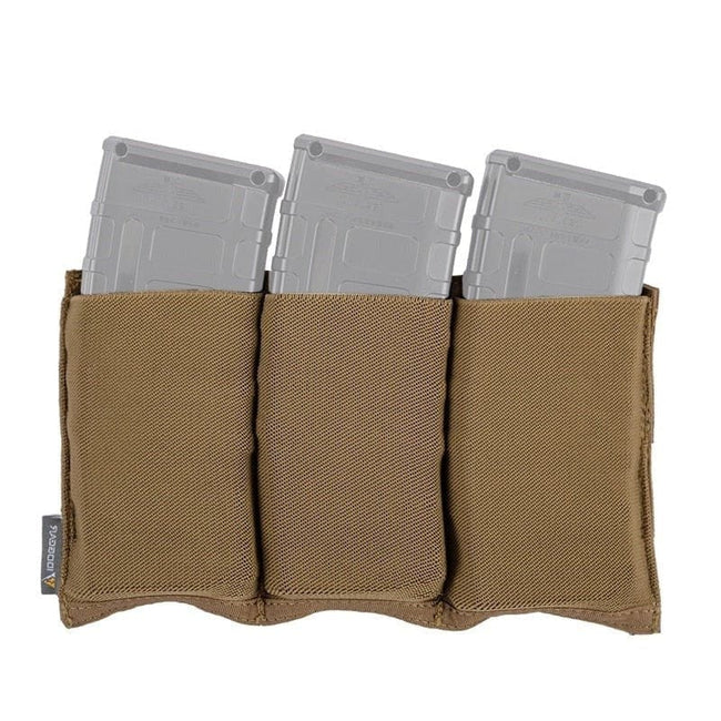 Porte-chargeur triple Fast IDG 5.56 .223 Coyote marron