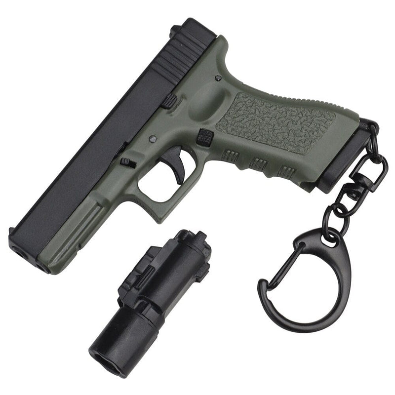 ACTION AIRSOFT 0 Vert Porte-clé pistolet G-17 1:4 lampe/chargeur