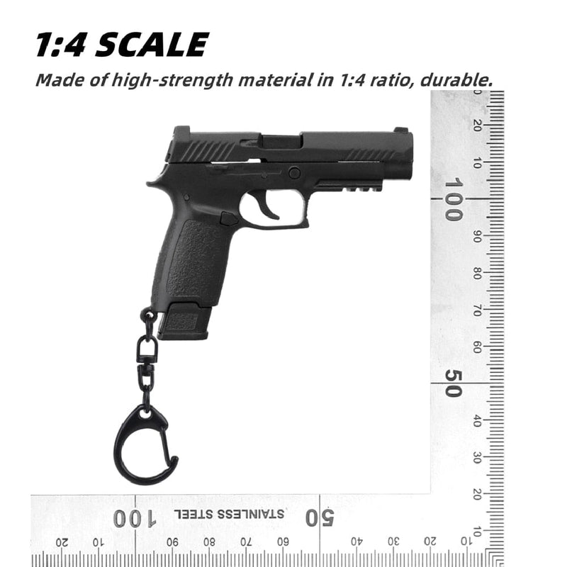 ACTION AIRSOFT 0 Porte-clé pistolet P320 1:4 rouge/noir