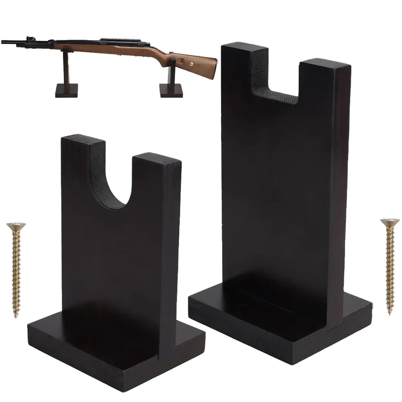 Présentoirs de pistolet en bois, support de fusil de chasse, présentoir de pistolet Long pour le stockage de fusil de chasse