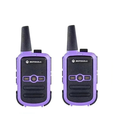 PT858 Portable Two-Way Radio Walkie-talkie, Ch.16 UHF 400-470MHz Long Range for Hotel site, Outdoor Camping buy one get one free / USB Plug
