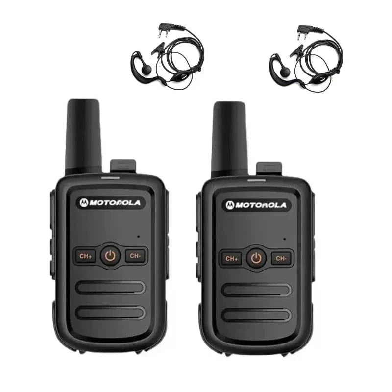 PT858 Portable Walkie Talkie Long Range 16 channels Two-Way Radio Communicator For Hiking Camping Travelling  ham radio 2PCS 1