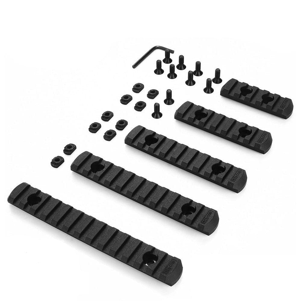 ACTION AIRSOFT 0 Rails Picatinny 5, 7, 9, 11, 13 fentes 5 pcs