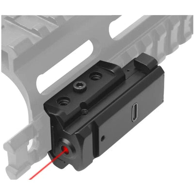 Red/Blue/Green Dot Laser Sight fit for Picatinny Weaver Rail for Pistol Glock，USB Type-C Charging，Shockproof