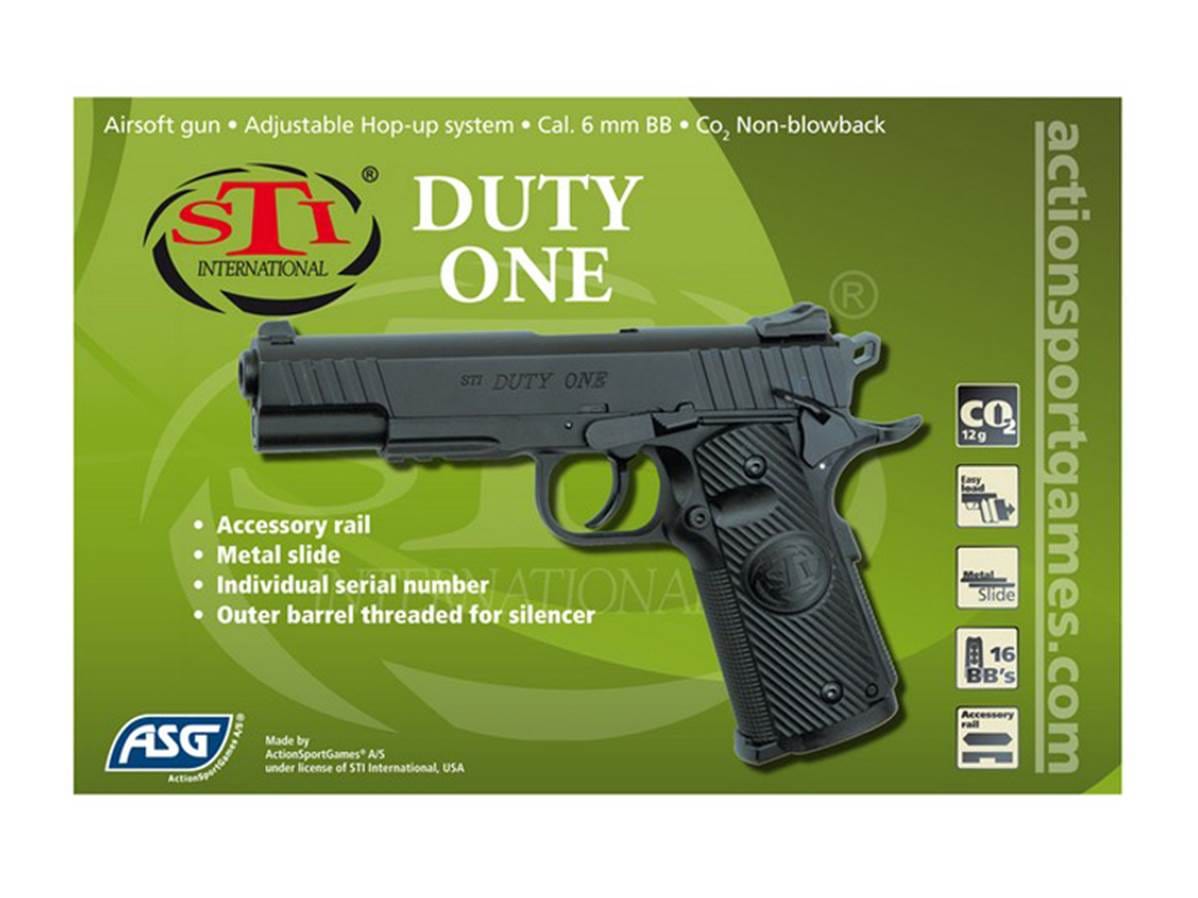 Action Airsoft Réplique pistolet STI Duty One CO2 Fixe 1.9J