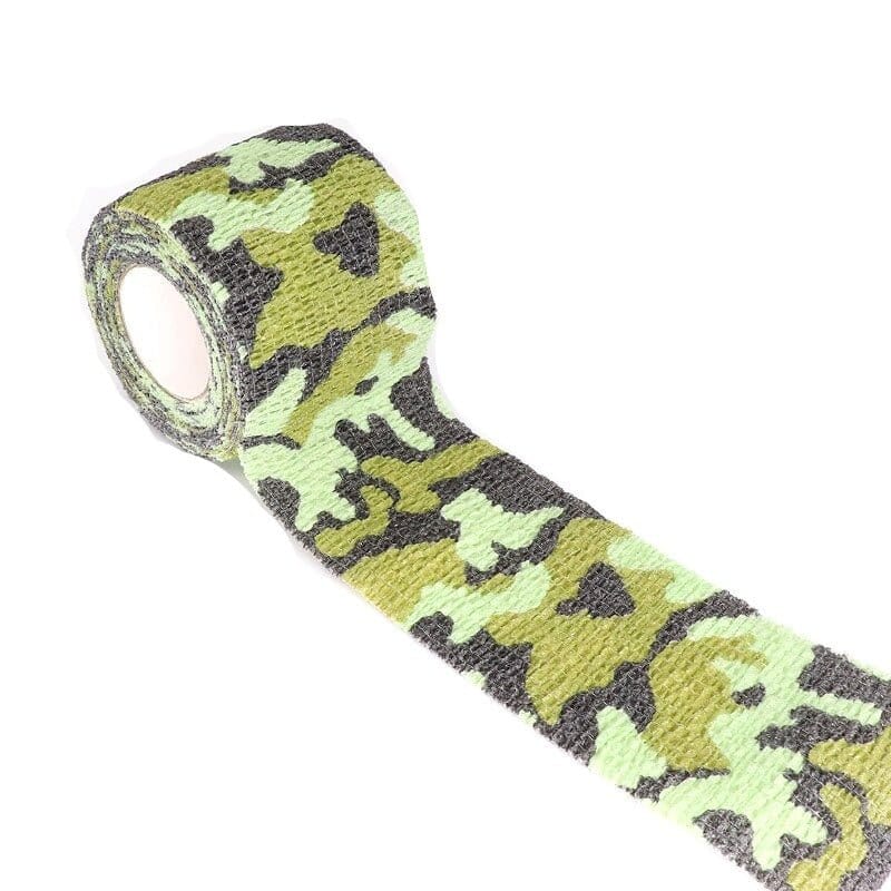 eventoloisirs 0 CamoLand / 2.5cm X 4.5m Ruban adhésif camouflage élastique