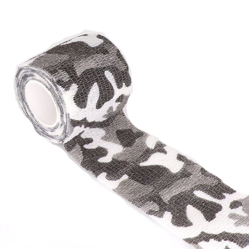 eventoloisirs 0 Blanc - Noir / 2.5cm X 4.5m Ruban adhésif camouflage élastique