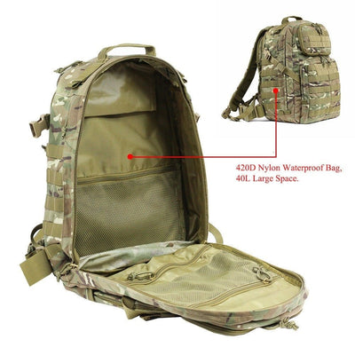 LEGEND AIRSOFT 0 Sac à dos 55L Flash 24 2.0 Molle