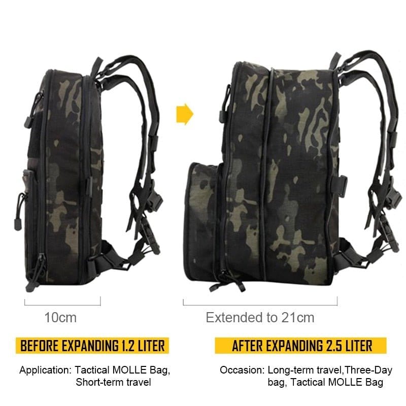 LEGEND AIRSOFT 0 Sac à dos plat militaire Molle IDGear