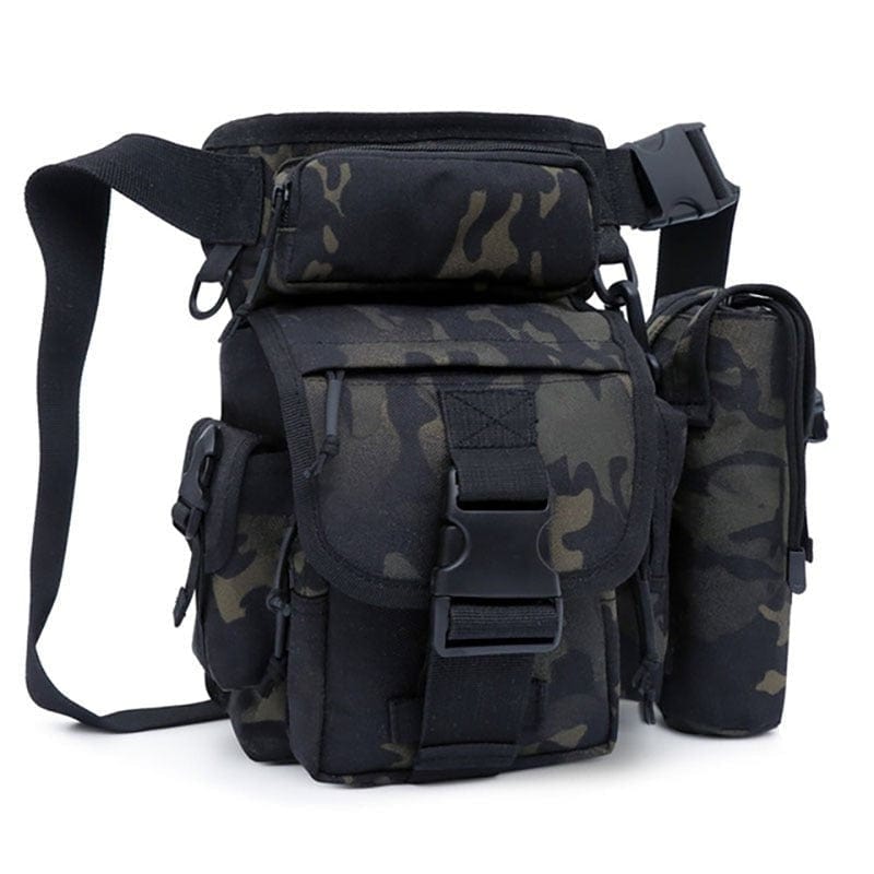 LEGEND AIRSOFT 0 Multicam noir Sac taille cuisse tombante VOS XA689