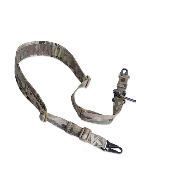 Sangle deux points : Porte-flingue à élastique à deux points - Multicam Sangle deux points : Porte-flingue à élastique à deux points - Multicam