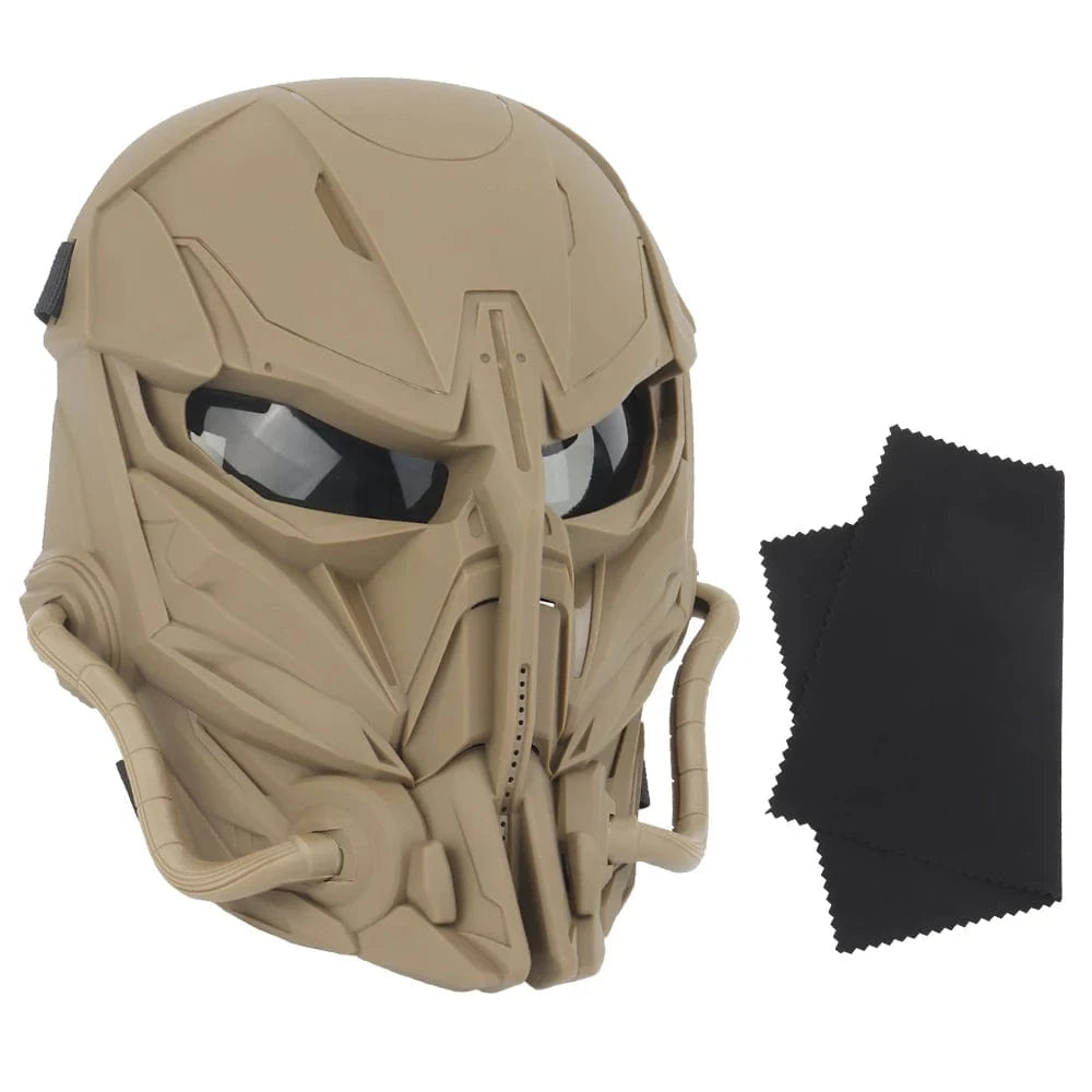 SINAIRSOFT Tactical Airsoft Punisher Mask II CS Full Face Protection Combat Training Hunting Paintball Shooting Masks DE