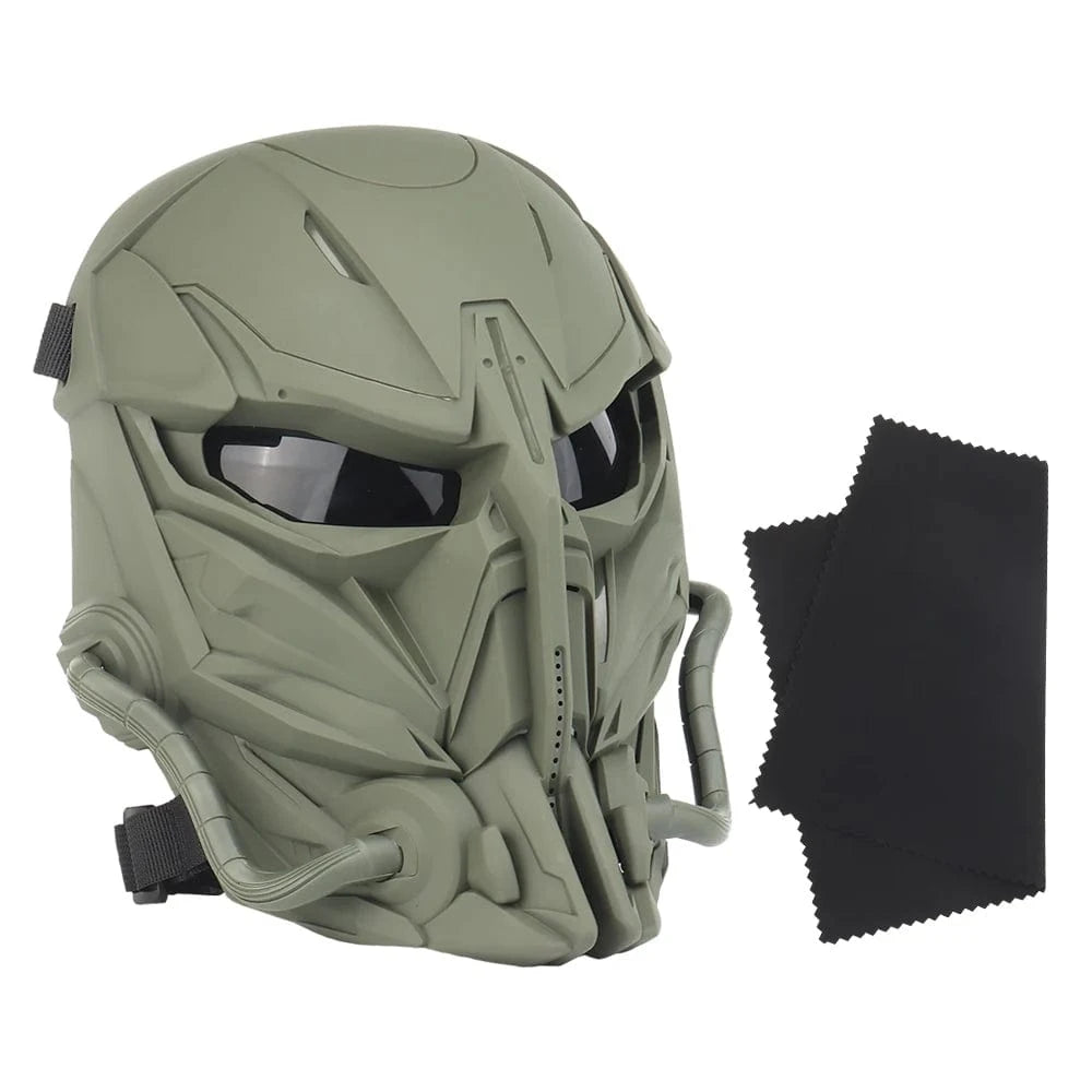 SINAIRSOFT Tactical Airsoft Punisher Mask II CS Full Face Protection Combat Training Hunting Paintball Shooting Masks OD
