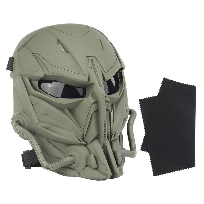 SINAIRSOFT Tactical Airsoft Punisher Mask II CS Full Face Protection Combat Training Hunting Paintball Shooting Masks OD
