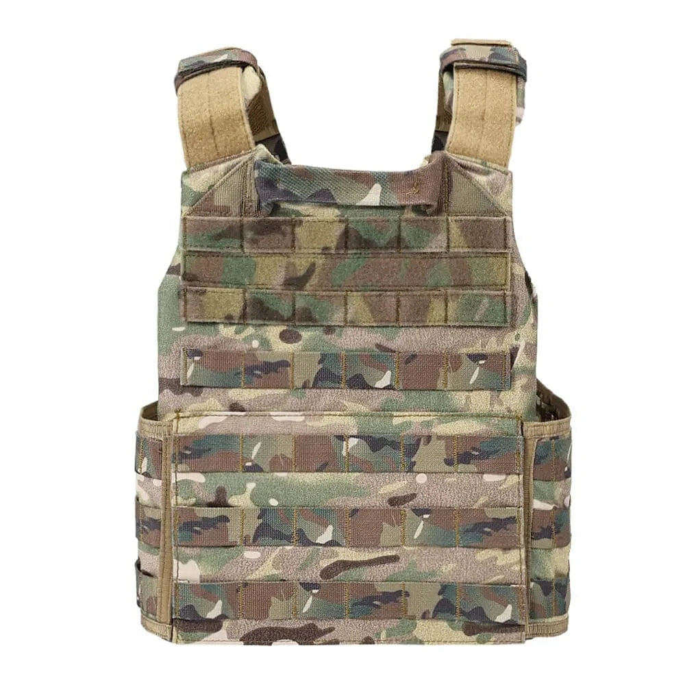 SINAIRSOFT Tactical Nylon Vest With Quick Release Security Molle Multi-camo Plate Carrier Chaleco Hunting Vests