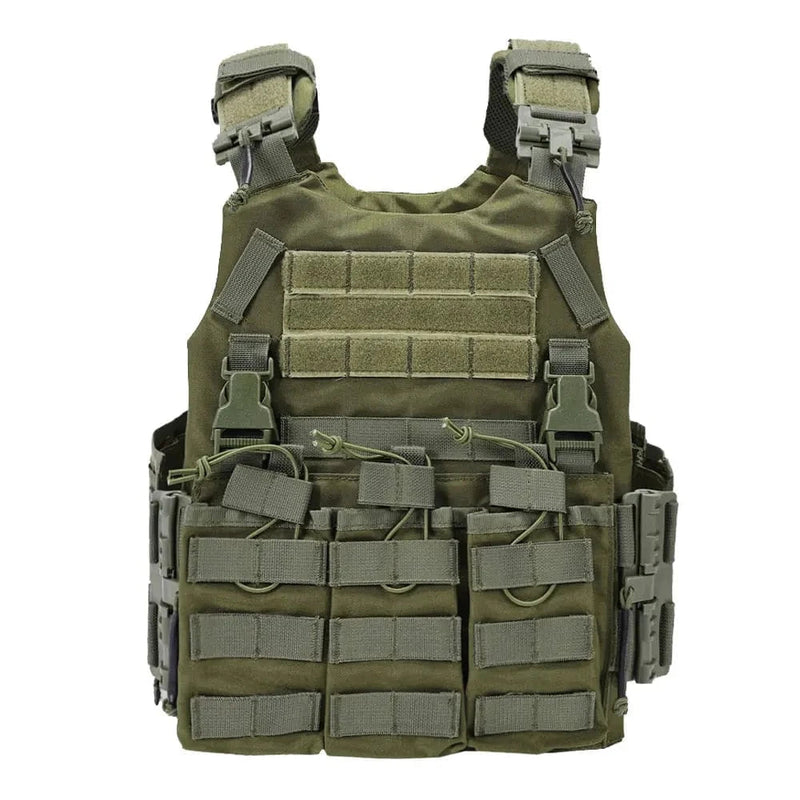 SINAIRSOFT Tactical Nylon Vest With Quick Release Security Molle Multi-camo Plate Carrier Chaleco Hunting Vests Ranger Green