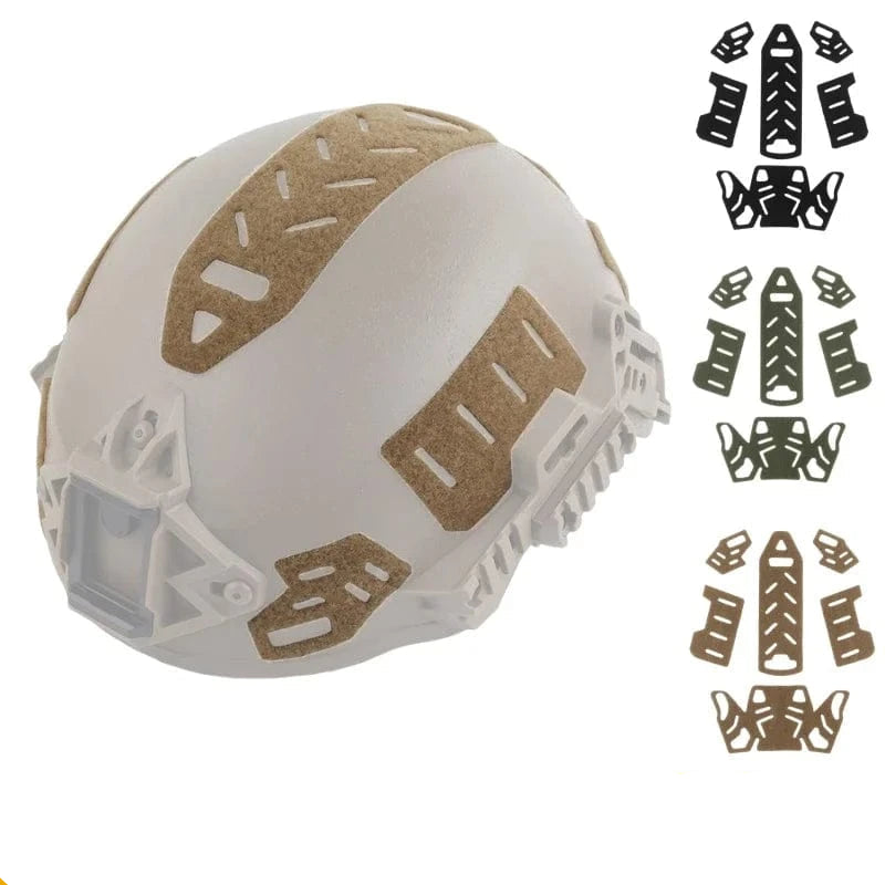 Skeleton Style Camping Wendy 3.0 Helmet Sticker Helmet Patches Hook Loop Fastener Sticky Wendy Helmet Accessories