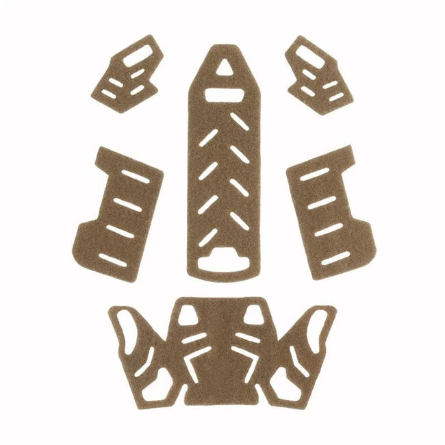Skeleton Style Camping Wendy 3.0 Helmet Sticker Helmet Patches Hook Loop Fastener Sticky Wendy Helmet Accessories