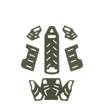 Skeleton Style Camping Wendy 3.0 Helmet Sticker Helmet Patches Hook Loop Fastener Sticky Wendy Helmet Accessories HL-102-ACC-06-OD