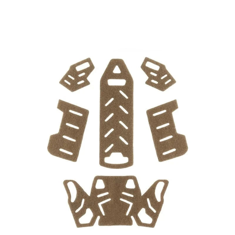 Skeleton Style Camping Wendy 3.0 Helmet Sticker Helmet Patches Hook Loop Fastener Sticky Wendy Helmet Accessories HL-102-ACC-06-T