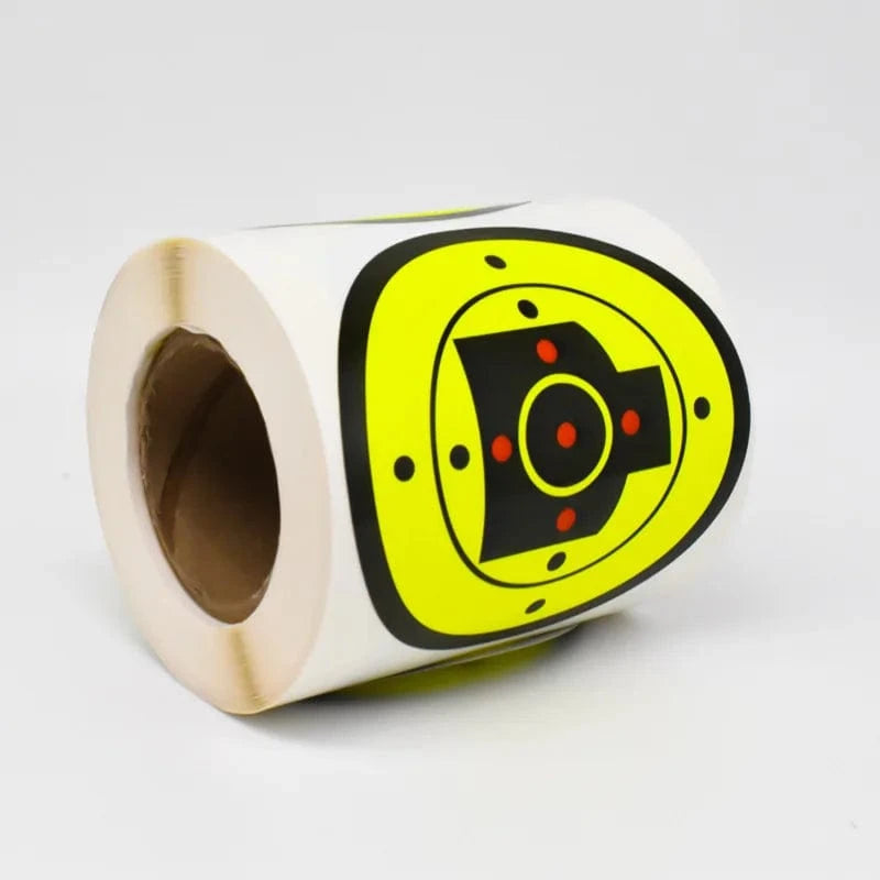 Splatter Target Stickers 200pcs 3" Bullseye Adhesive Reactive Target for Hunting target Fluorescent Yellow Impact Shooting Targe