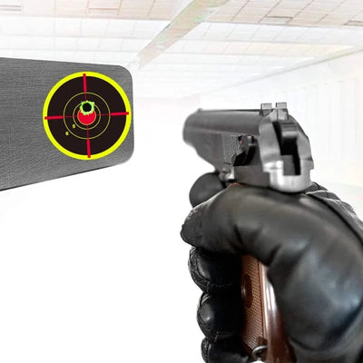 Splatter Target Stickers 200pcs 3" Bullseye Adhesive Reactive Target for Hunting target Fluorescent Yellow Impact Shooting Targe