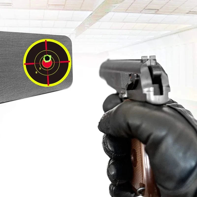 Splatter Target Stickers 200pcs 3" Bullseye Adhesive Reactive Target for Hunting target Fluorescent Yellow Impact Shooting Targe