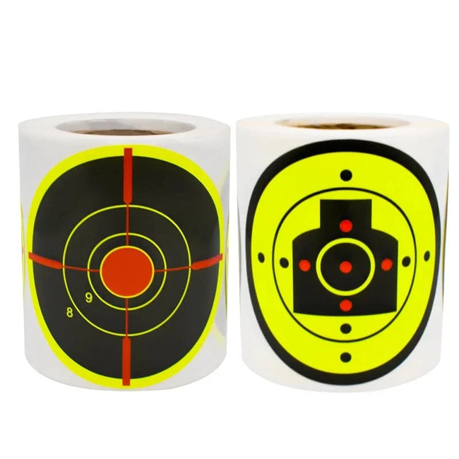 Splatter Target Stickers 200pcs 3" Bullseye Adhesive Reactive Target for Hunting target Fluorescent Yellow Impact Shooting Targe