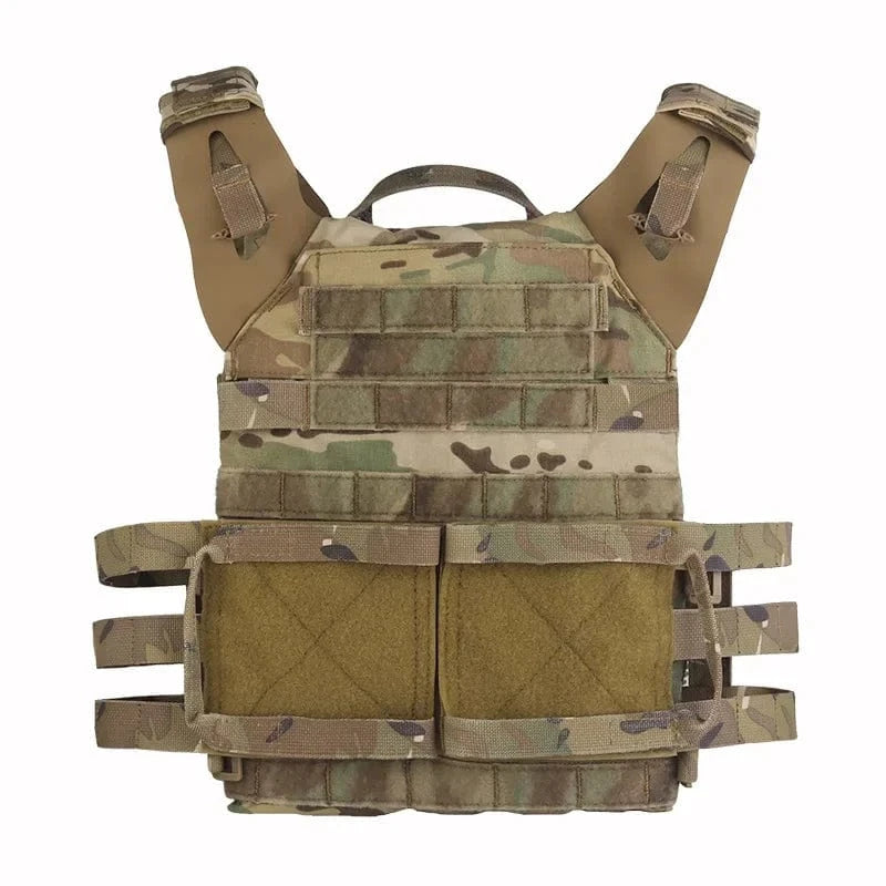 Sport Vest Men JPC2.0 Breathable Adjustable Quick Release Airsoft Vest Nylon Hunting Carrier for Outdoor Paintball Training