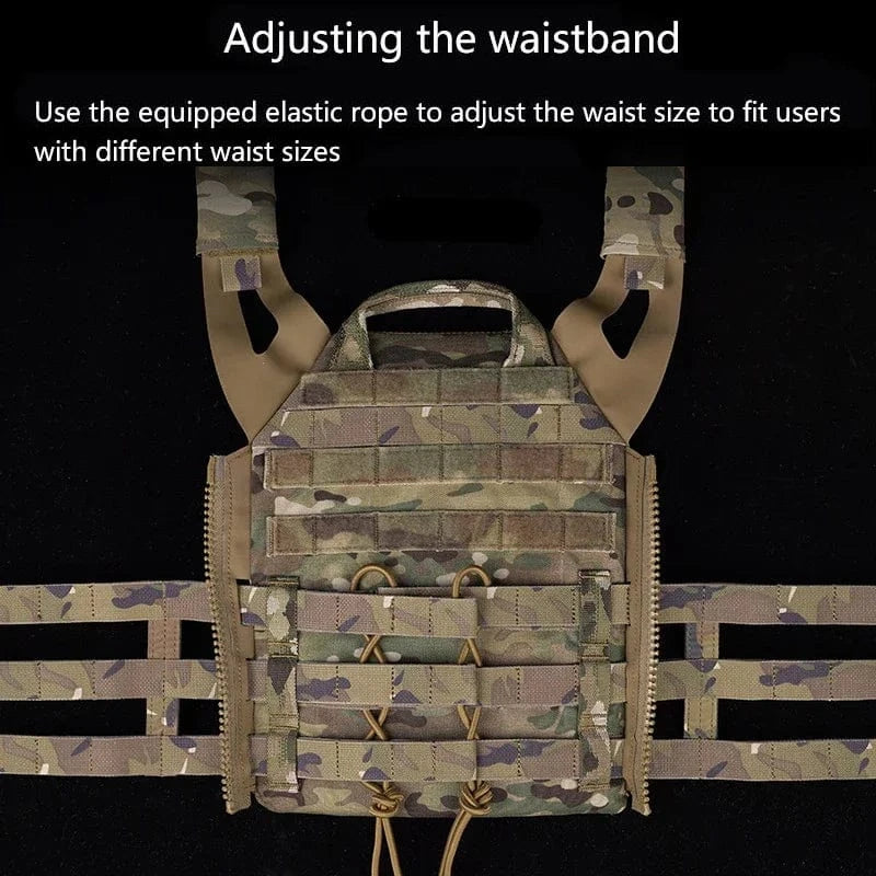 Sport Vest Men JPC2.0 Breathable Adjustable Quick Release Airsoft Vest Nylon Hunting Carrier for Outdoor Paintball Training