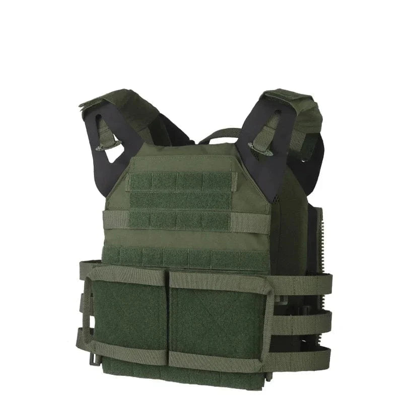 Sport Vest Men JPC2.0 Breathable Adjustable Quick Release Airsoft Vest Nylon Hunting Carrier for Outdoor Paintball Training RG / CHINA